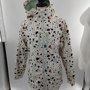 Aperture Women's White and Multi Snowboard Jacket. size small